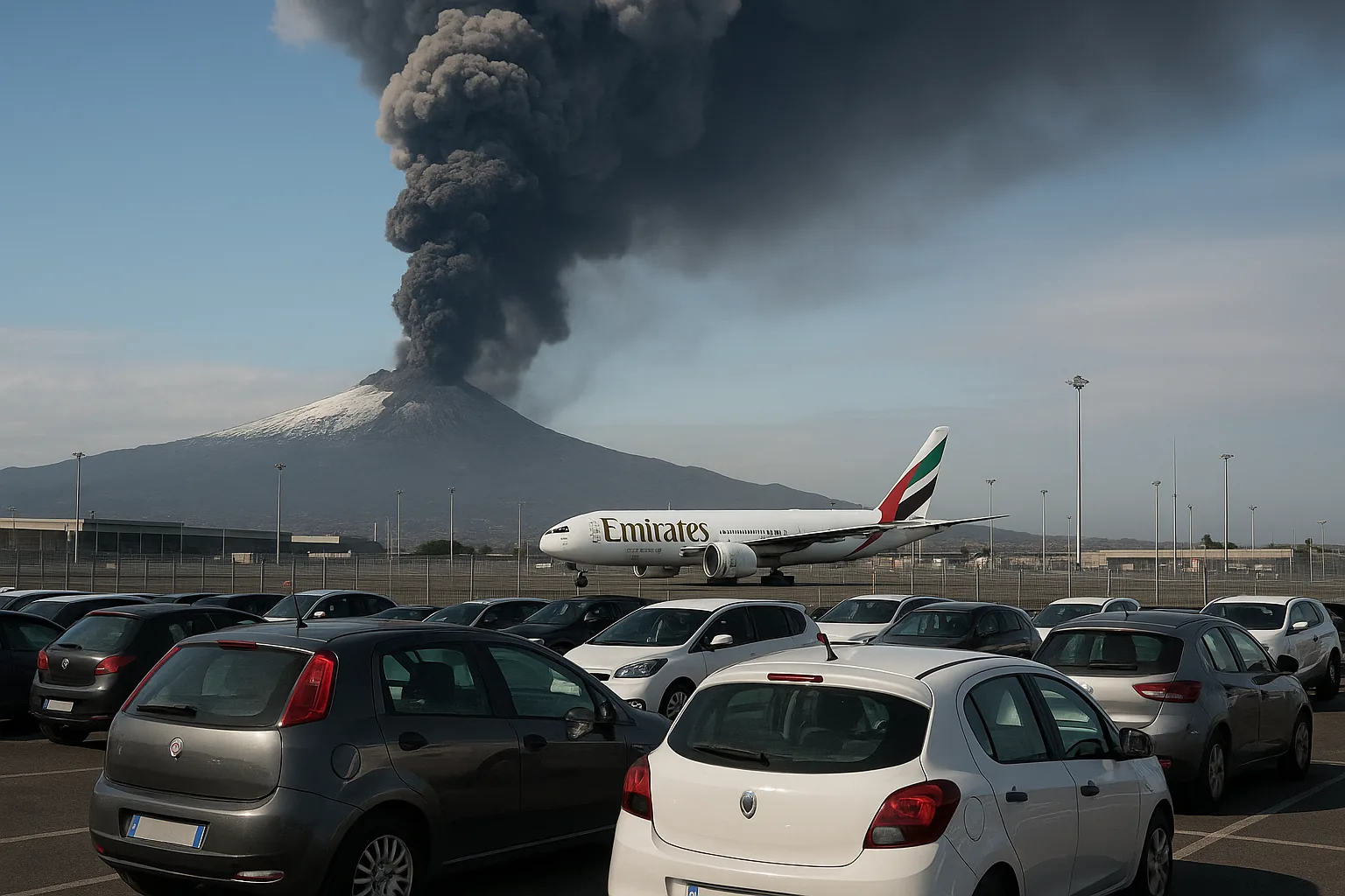 Aeroporto di Catania bloccato dall'Etna: chiusura fino al 28 settembre (2)